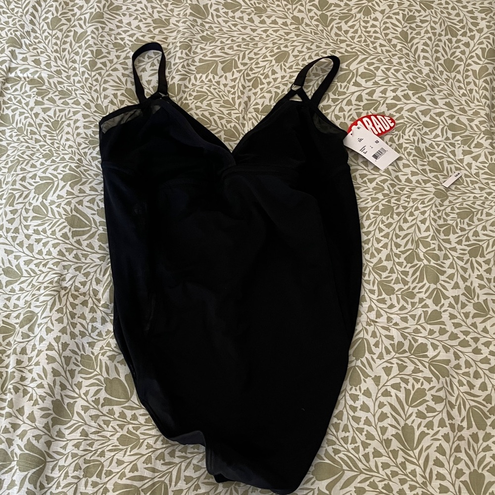 Parade black thong body suit 2XL